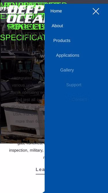 Screenshot of deepocean.com