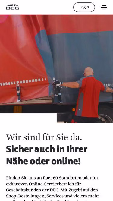 Screenshot of deg.eu