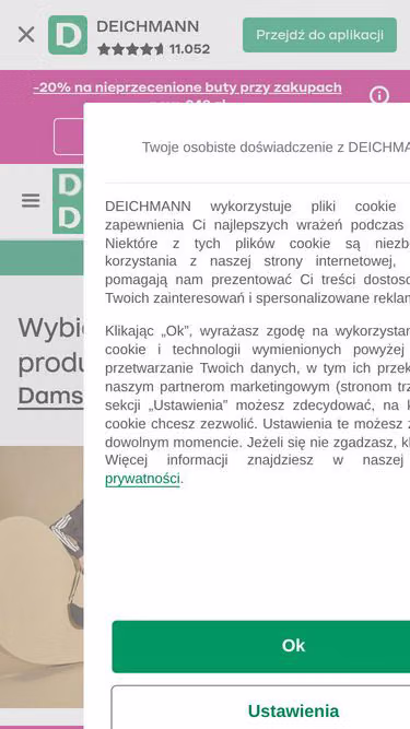 Screenshot of deichmann.pl