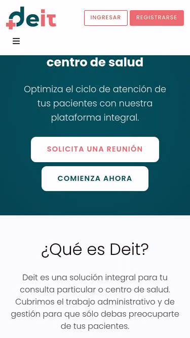 Screenshot of deit.cl