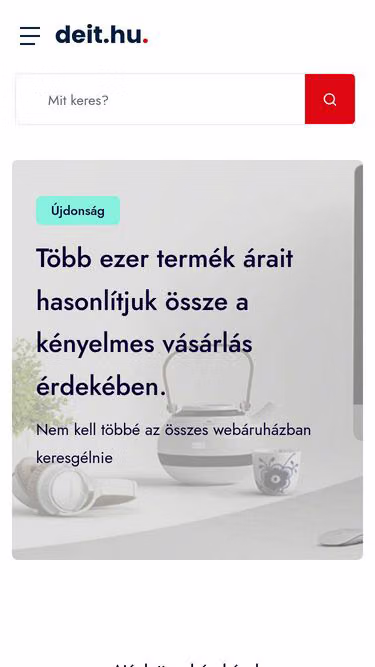 Screenshot of deit.hu