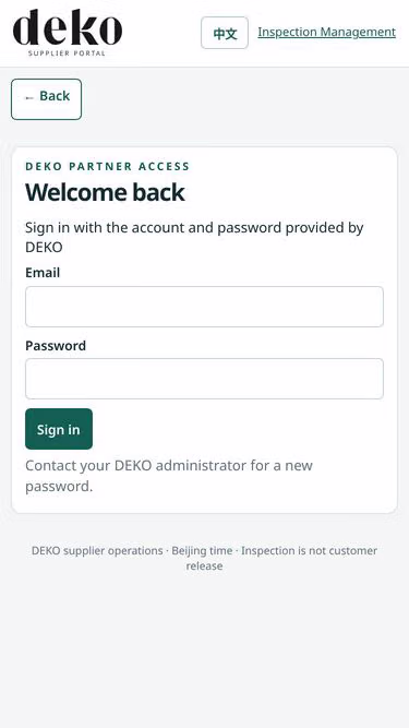 Screenshot of deko.work