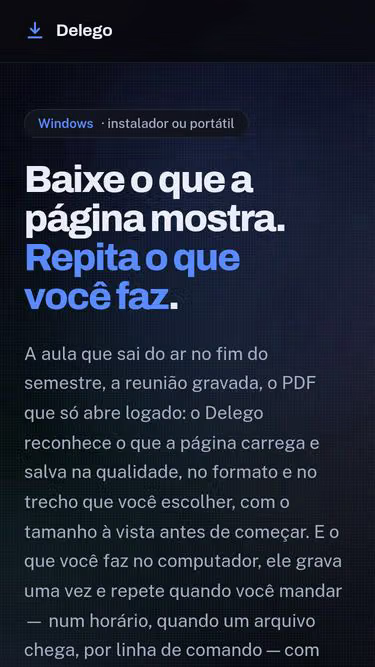Screenshot of delego.site