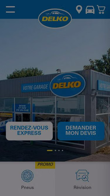Screenshot of delko.fr