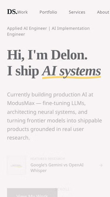 Screenshot of delon.co.za