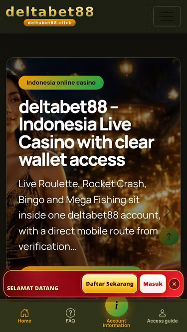 Screenshot of deltabet88.click
