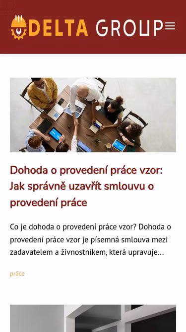 Screenshot of deltagroup.cz
