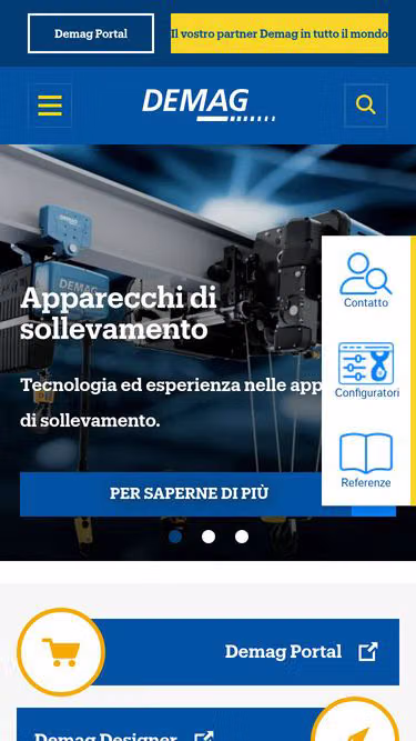 Screenshot of demagcranes.it