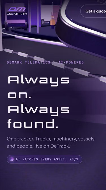 Screenshot of demark.com.my