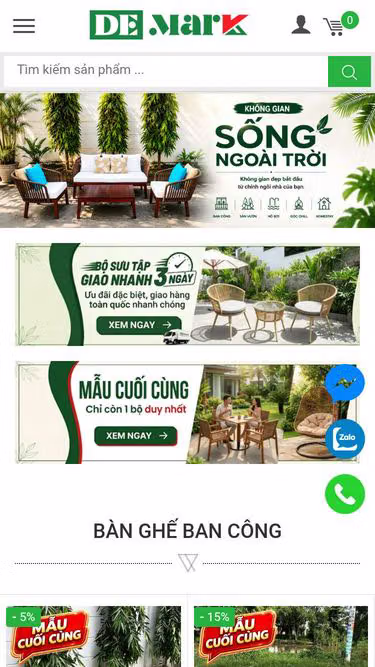 Screenshot of demark.vn