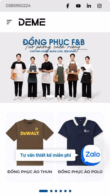 Screenshot of deme.vn