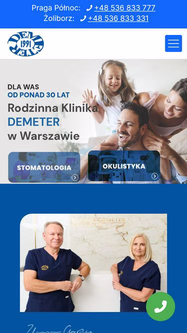 Screenshot of demeter.com.pl