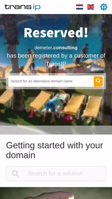 Screenshot of demeter.consulting