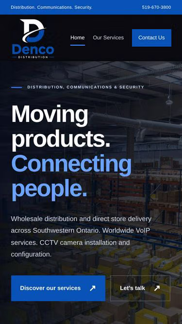 Screenshot of denco.biz