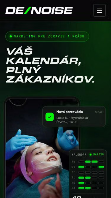 Screenshot of denoise.sk