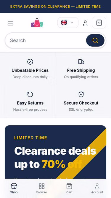 Screenshot of denora.shop