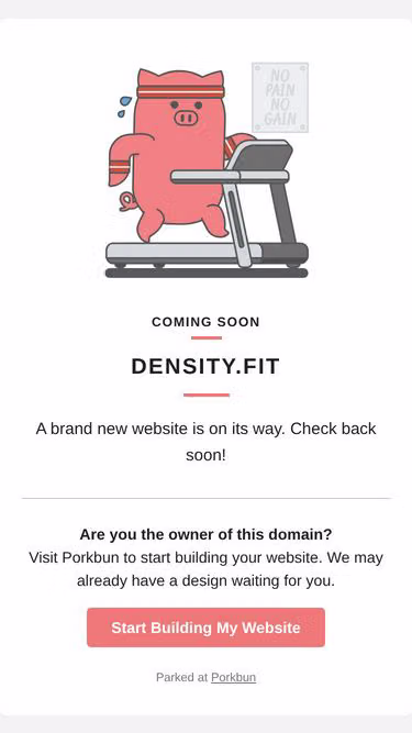 Screenshot of density.fit