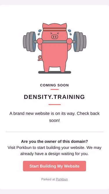 Screenshot of density.training