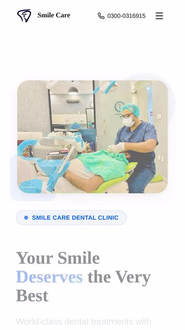 Screenshot of dentalclinic.pk