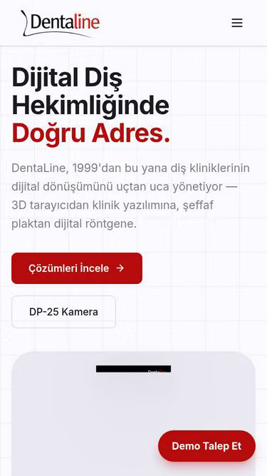 Screenshot of dentaline.com