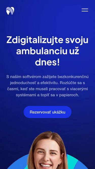 Screenshot of dentify.sk