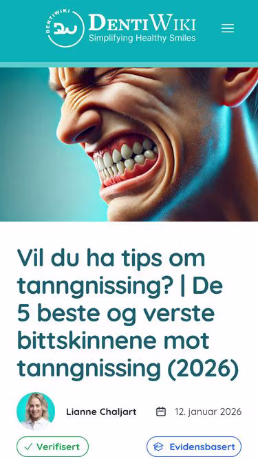 Screenshot of dentiwiki.no
