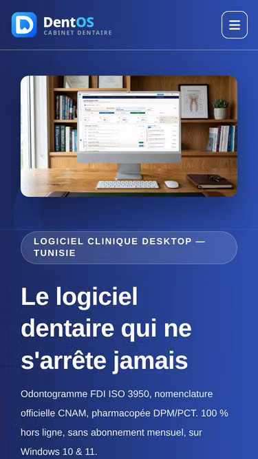 Screenshot of dentos.tn