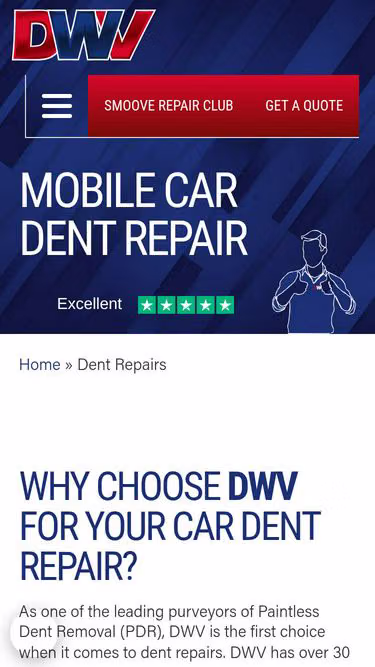 Screenshot of dentwizard.uk