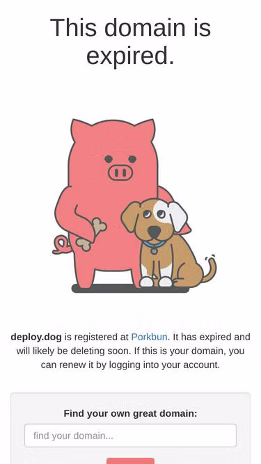 Screenshot of deploy.dog