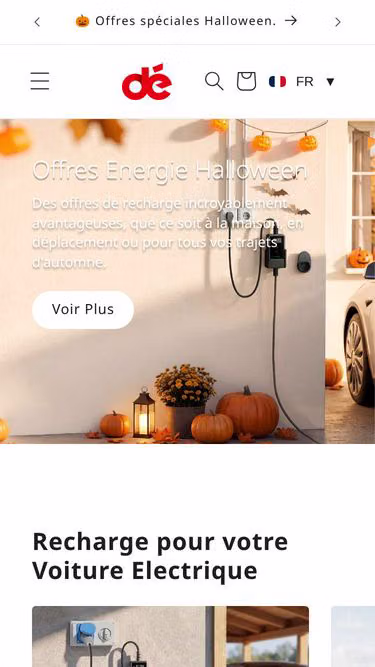 Screenshot of depow.fr