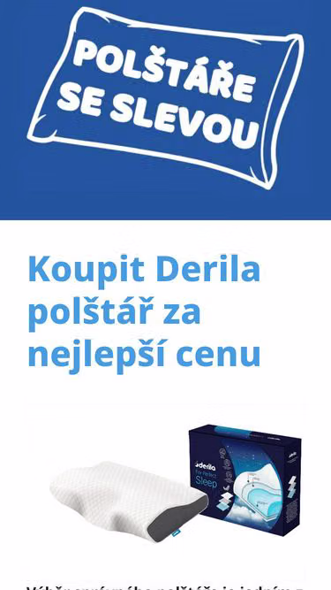 Screenshot of derila.cz