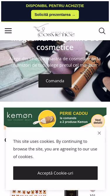 Screenshot of dermacare.ro