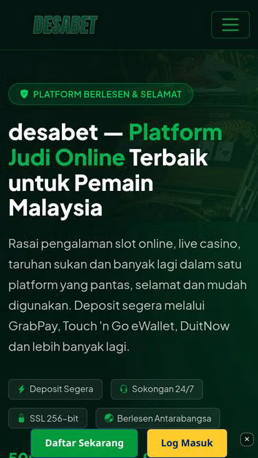 Screenshot of desabet.bar