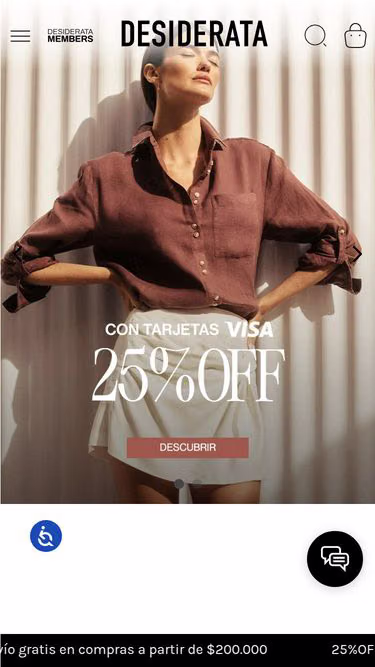 Screenshot of desiderata.com.ar