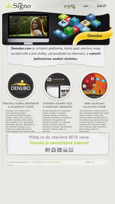 Screenshot of designo.cz