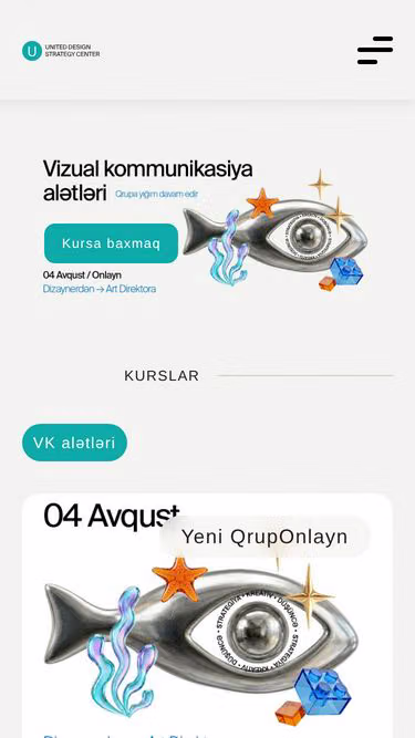 Screenshot of designschool.az