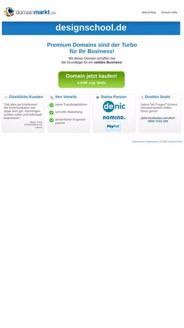 Screenshot of designschool.de