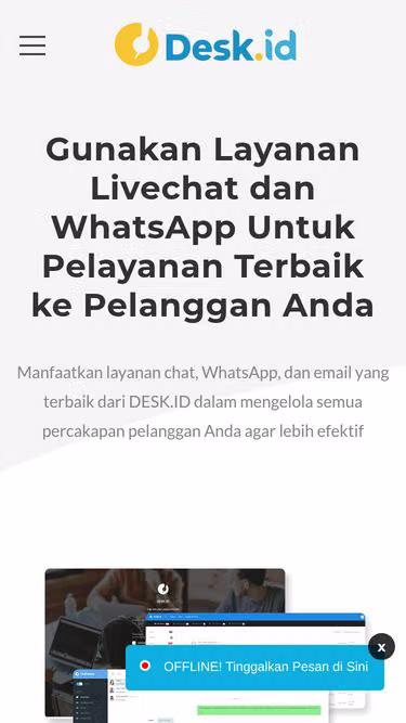 Screenshot of desk.id