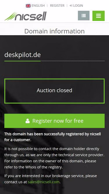 Screenshot of deskpilot.de