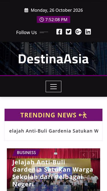 Screenshot of destina.my