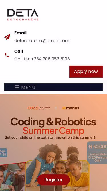 Screenshot of deta.com.ng