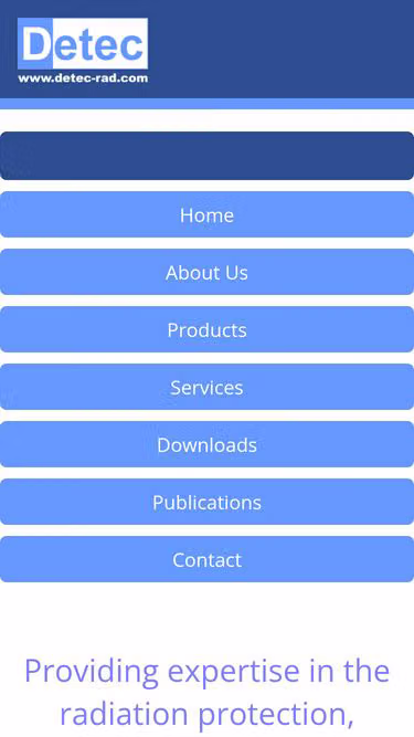 Screenshot of detec.ca