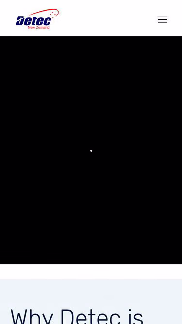 Screenshot of detec.co.nz