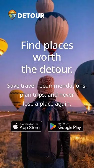 Screenshot of detour.global