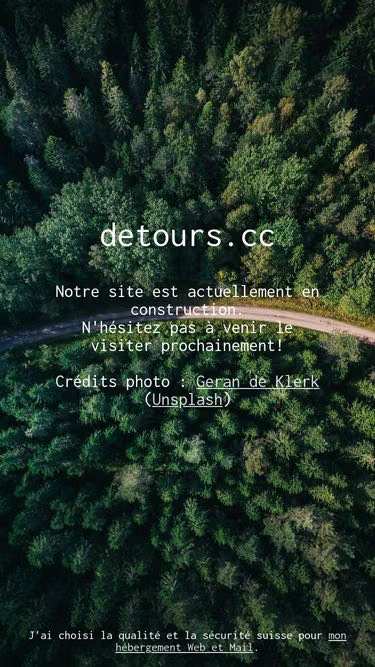 Screenshot of detours.cc