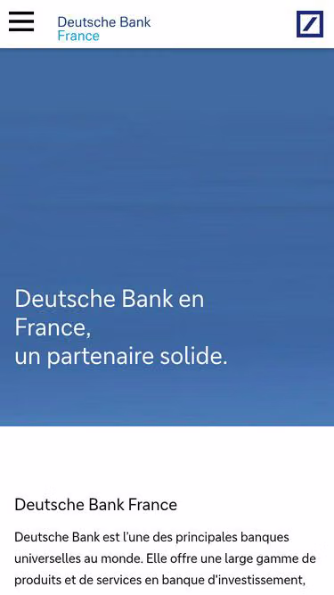 Screenshot of deutschebank.fr