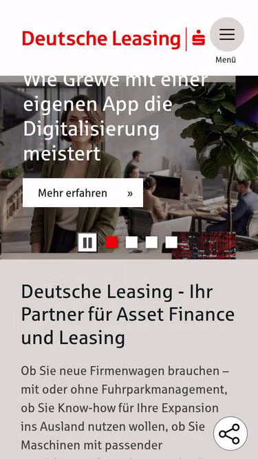 Screenshot of deutscheleasing.bg