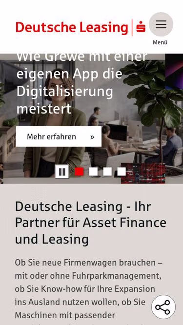 Screenshot of deutscheleasing.lv