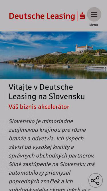 Screenshot of deutscheleasing.sk