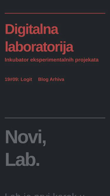 Screenshot of dev.ba
